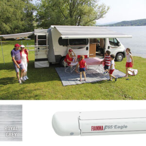 Fiamma F65eagle 400 Awning Polar White – Royal Grey (08540C01R)