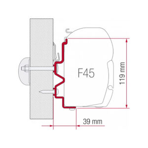 Fiamma Adapter Rapido 90DF-10-350 (98655-916)