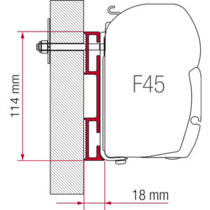 Fiamma Adapter D 12cm (98655-022)