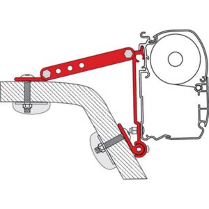 Fiamma Kit for Wall Adapter (98655-318)
