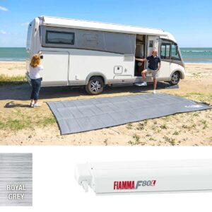 Fiamma F80L 600 Awning Polar White – Royal Grey (07840M03R)