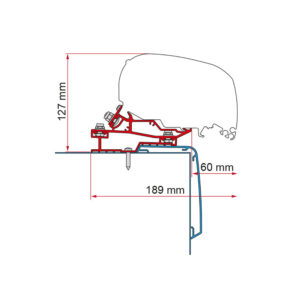 Fiamma Adapter Kit Rapido C Line 425 (98655Z122)