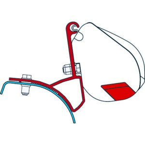 Fiamma Adapter Bracket Kit for Renault Trafic Opel Vivaro (98655-893)